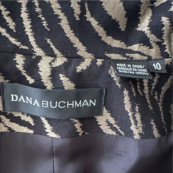 Dana Buchman Jacquard Black Jacket - Picture 5 of 9